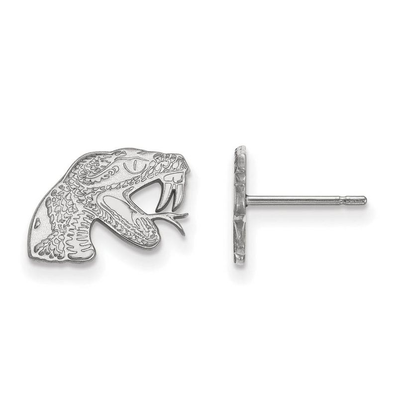10k White Gold Florida A&M University Xs (Tiny) Post Earrings